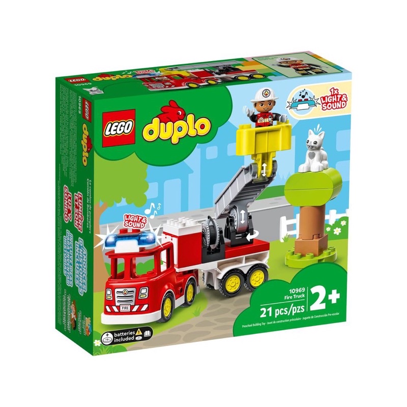 木木玩具 樂高 lego 10969 duplo 得寶 消防車