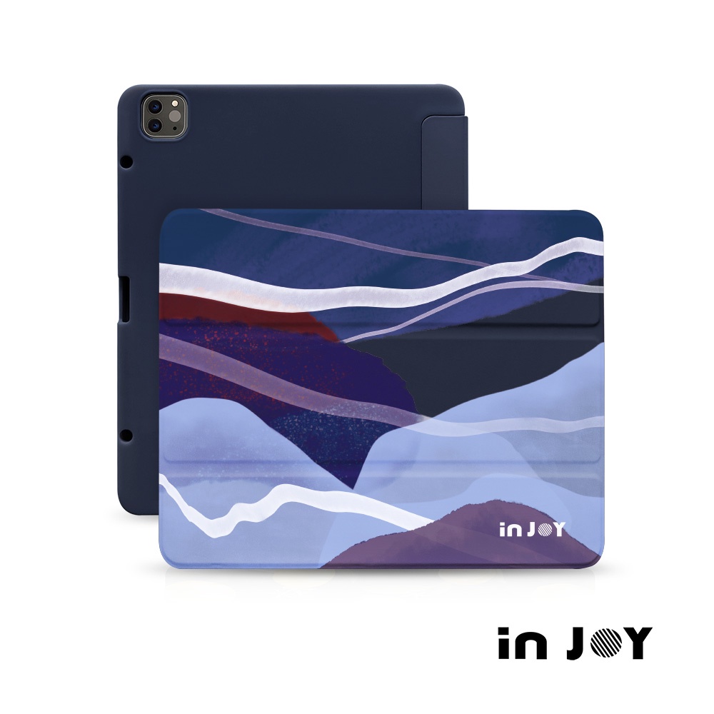 INJOY｜iPad case 12.9/Air5/iPad 9/mini 6 相約冬季 附筆槽平板保護套