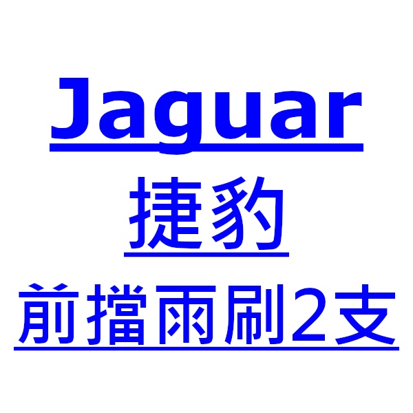 Jaguar 捷豹 XJ 雨刷 台灣製 專用 軟骨