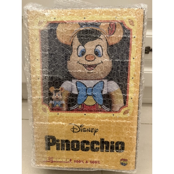 BE@RBRICK 庫柏力克熊 bearbrick皮諾丘pinocchio 小木偶 400&amp;100%