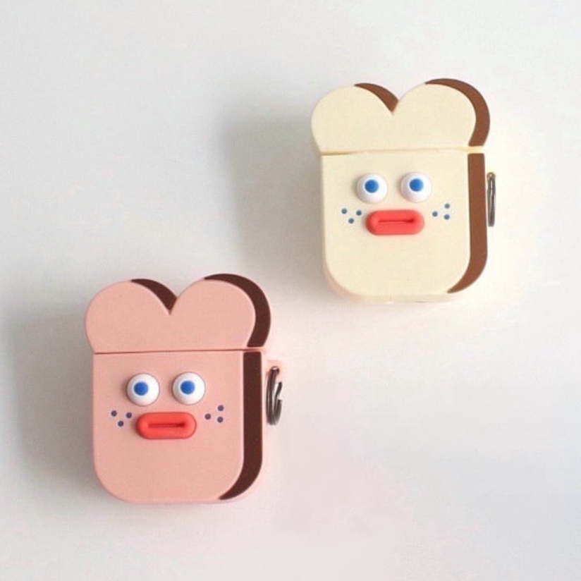 【Romane】Airpods 矽膠 保護套(Toast/Duck)│Brunch brother 早午餐兄弟