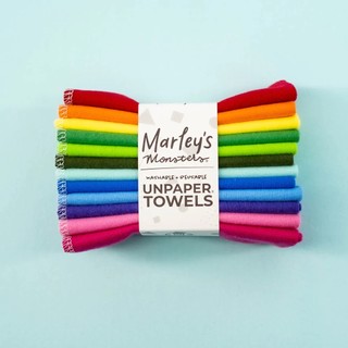 【Marley's Monsters】 (12入)｜花色 純色 隨機｜OuiOui布尿布
