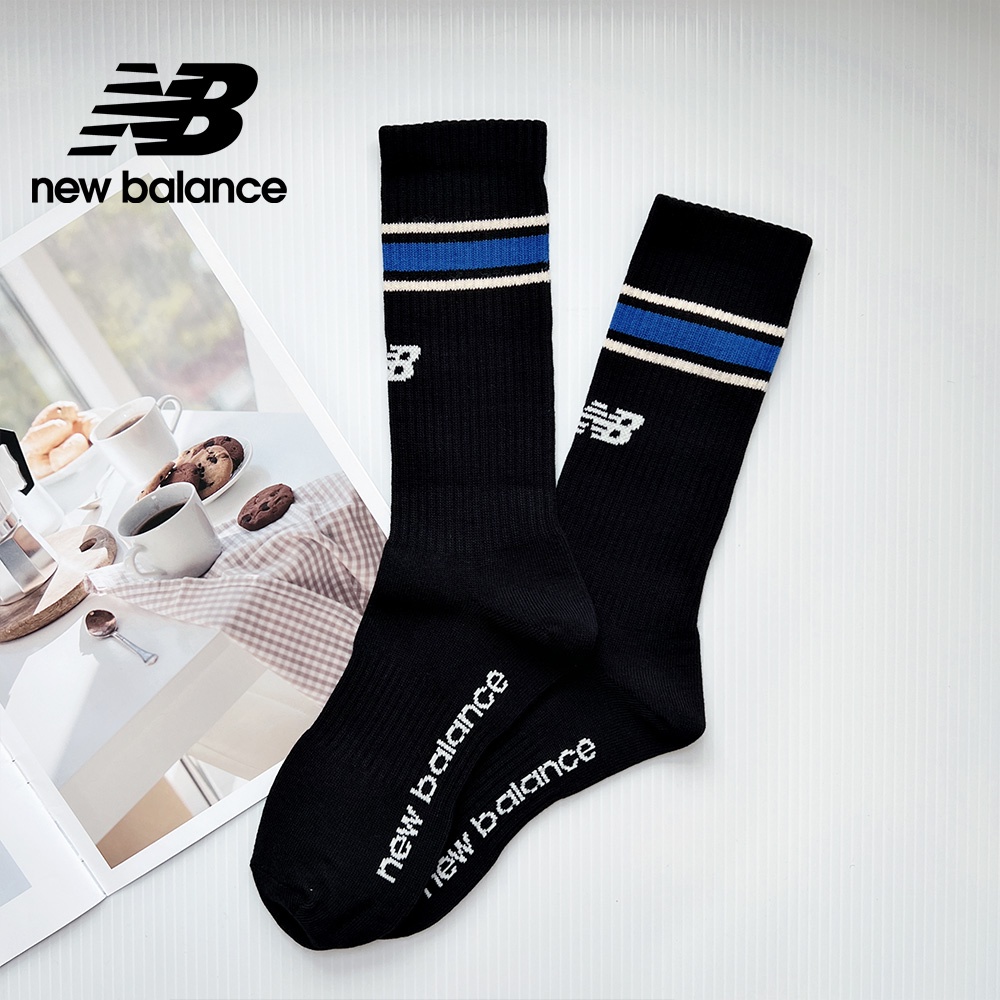 【New Balance】NB長襪_中性_黑色_LAS22261BK