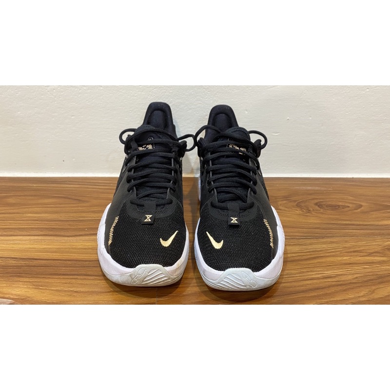 Nike 耐吉 PG 5 US6.5 24.5保羅喬治 籃球鞋 女籃球鞋 男鞋 女鞋 休閒鞋 運動鞋 黑白橙 黑白