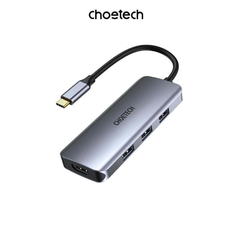 Choetech M19 七合一 Type-C 讀卡機 HDMI 轉接 集線器 擴充 HUB