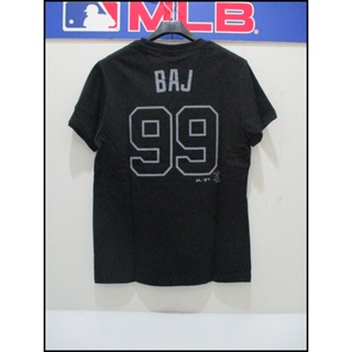 MLB majestic 美國大聯盟 洋基隊 Aaron Judge背號 99號BAJ短袖T恤 6930999-900