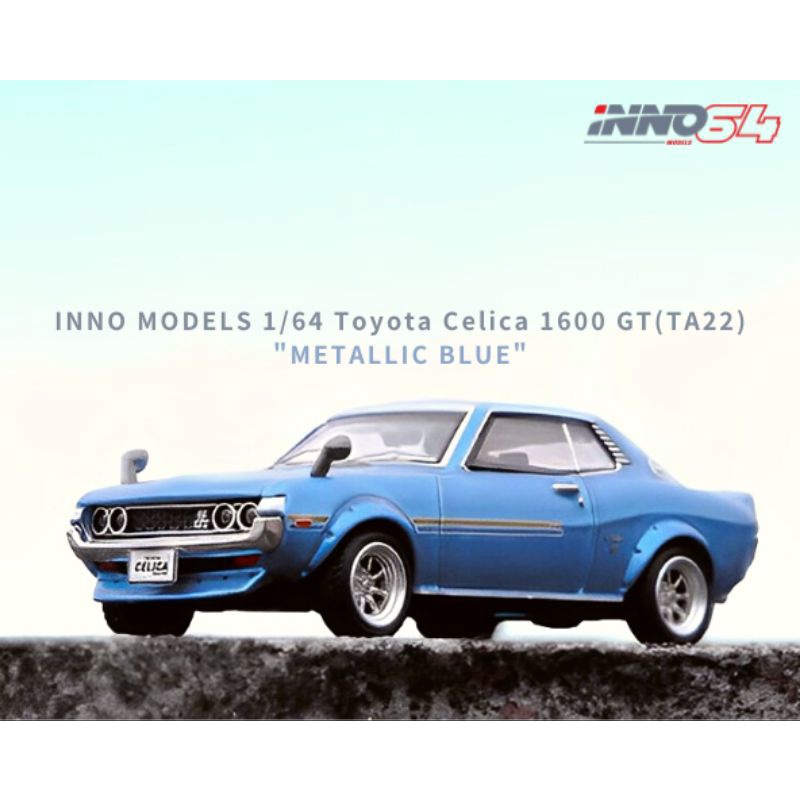 INNO64 1/64 Toyota 豐田 Celica 1600GT (TA22) blue