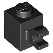 正版樂高LEGO零件(全新)- 60476  變形磚 附夾 黑色