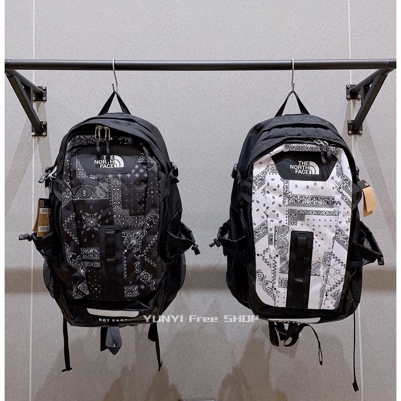 實體店面 現貨 THE NORTH FACE 變形蟲 黑 白 後背包 包包 韓國貨