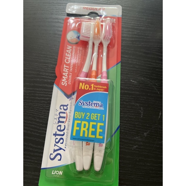 Systema 牙刷包含 3 個軟