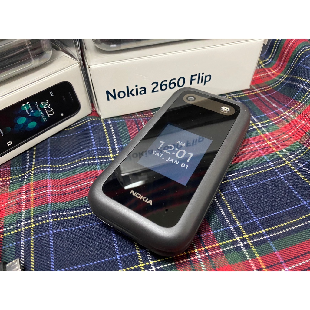【拆封新品-聯強保固】台灣公司貨 諾基亞 NOKIA 2660 flip 4G雙卡雙待 大字體 翻蓋手機 老人手機