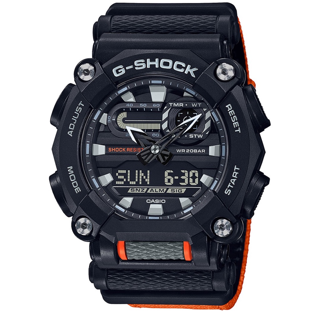 【聊聊甜甜價】CASIO G-SHOCK 工業風雙顯腕錶 GA-900C-1A4
