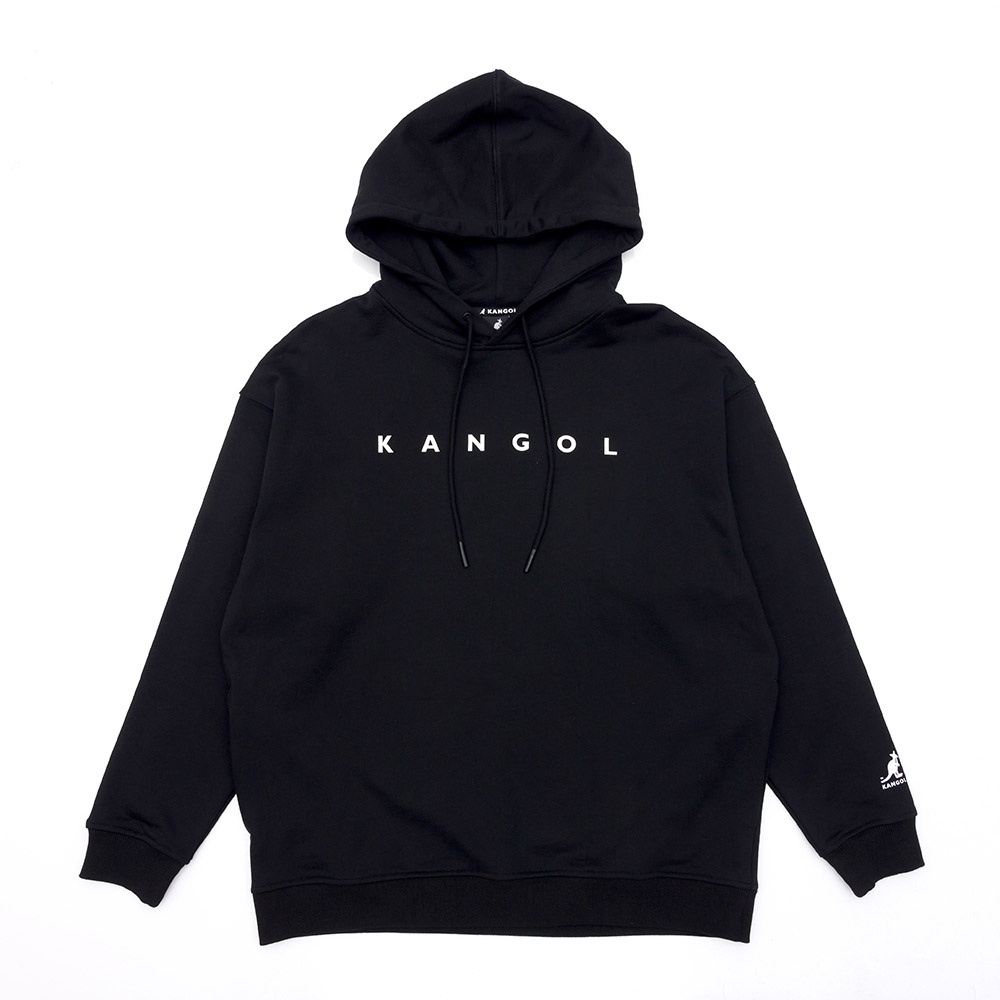 KANGOL 帽T 黑色 袖切接 圓領 中性 男女 6255105020