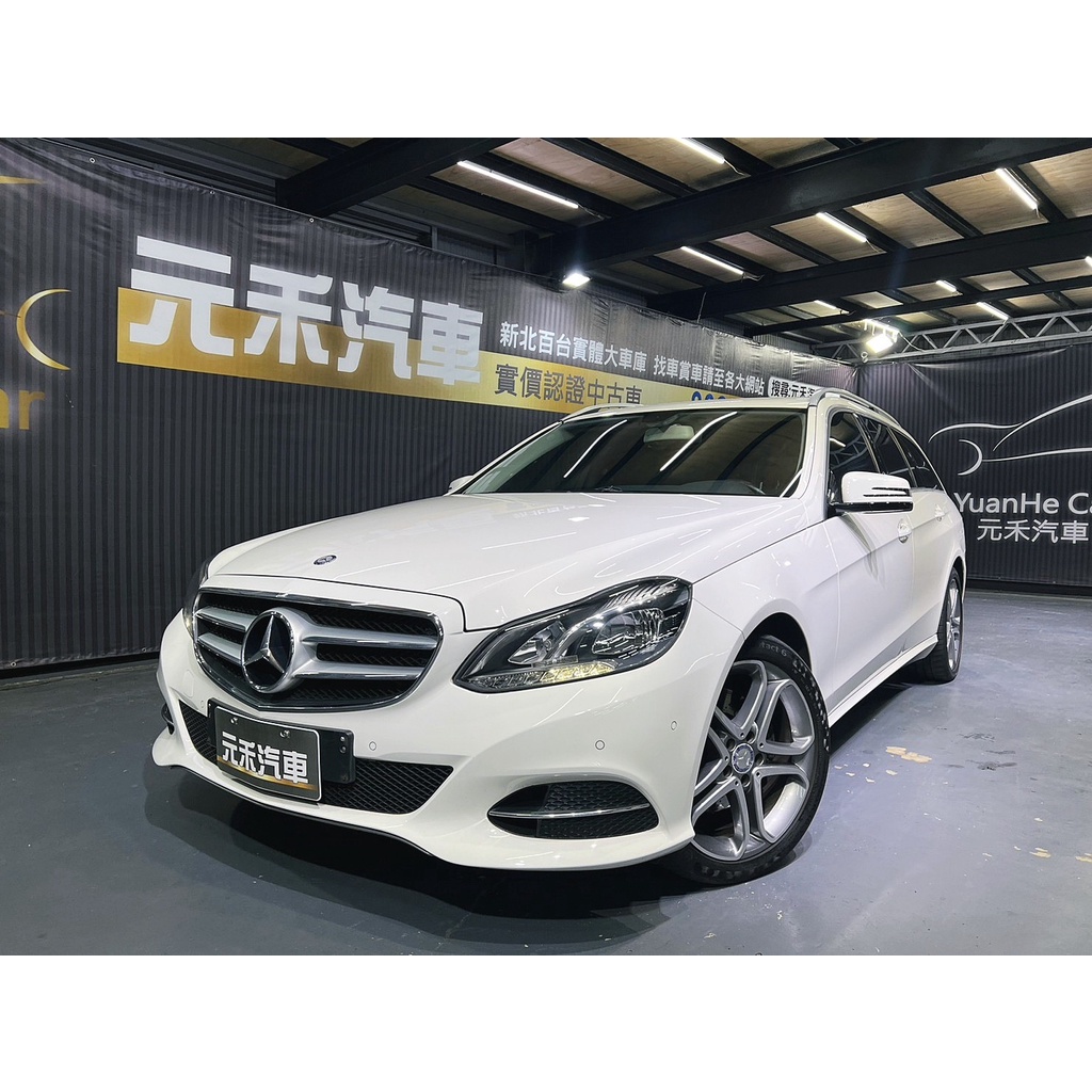 正2013年出廠 S212型 M-Benz E-Class Estate(NEW) E200 汽油 純淨白