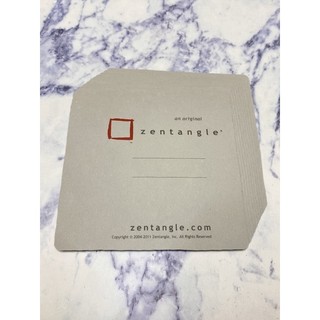 zentangle官方禪繞紙磚 方磚 灰