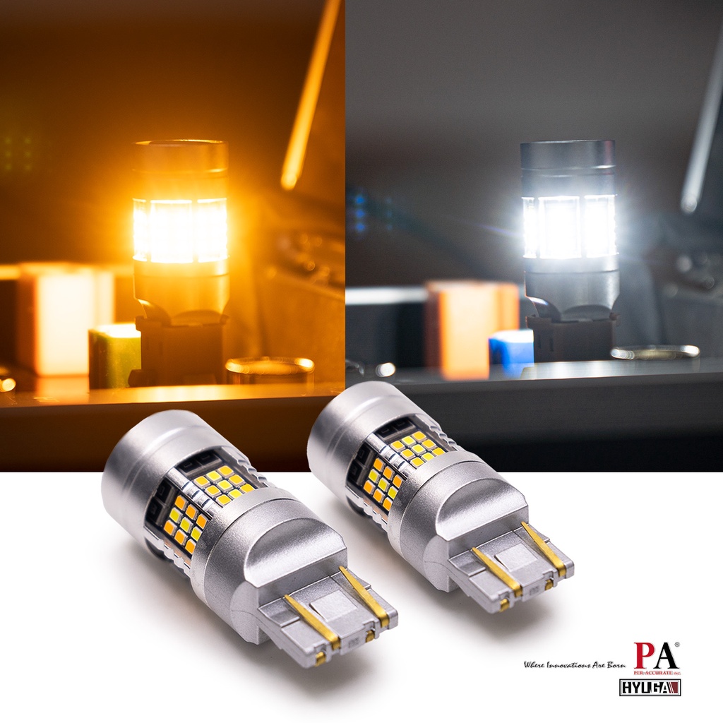 PA LED｜G54 雙色風扇款 防快閃 LED 方向燈 CANBUS解碼 直上免加裝電阻 3157 1157 7443