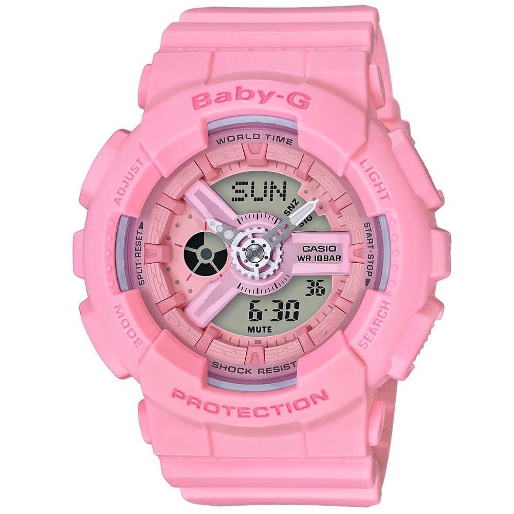 【聊聊甜甜價】CASIO BABY-G 酷炫時尚雙顯腕錶 BA-110-4A1