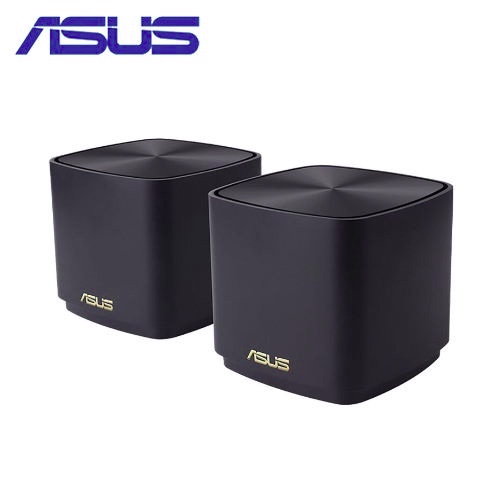 ASUS 華碩 ZENWIFI AX Mini XD4 WiFi 6 無線路由器 黑 雙入組