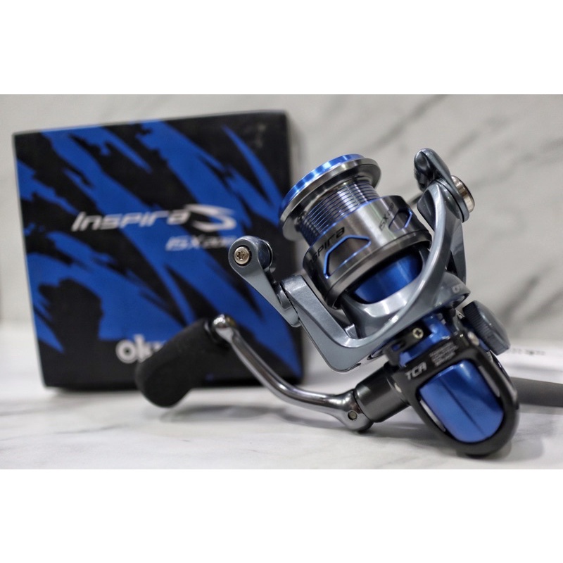 釣魚專用 紡車式捲線器 OKUMA Inspira S 硬派 紡車式捲線器 藍 兩色