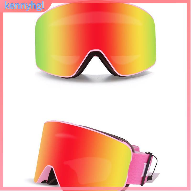 戶外眼鏡 騎行運動眼鏡 運動型太陽眼鏡 運動眼鏡 戶外運動滑雪鏡護目鏡兒童裝備滑雪眼鏡可卡近視戶外登山防霧