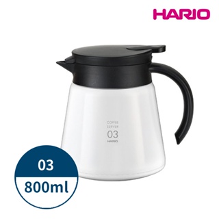 HARIO-V60 VHS系列雙層真空不繡鋼咖啡保溫壺03 750ml(2-6杯)分享壺 【MOUS官方旗艦店】