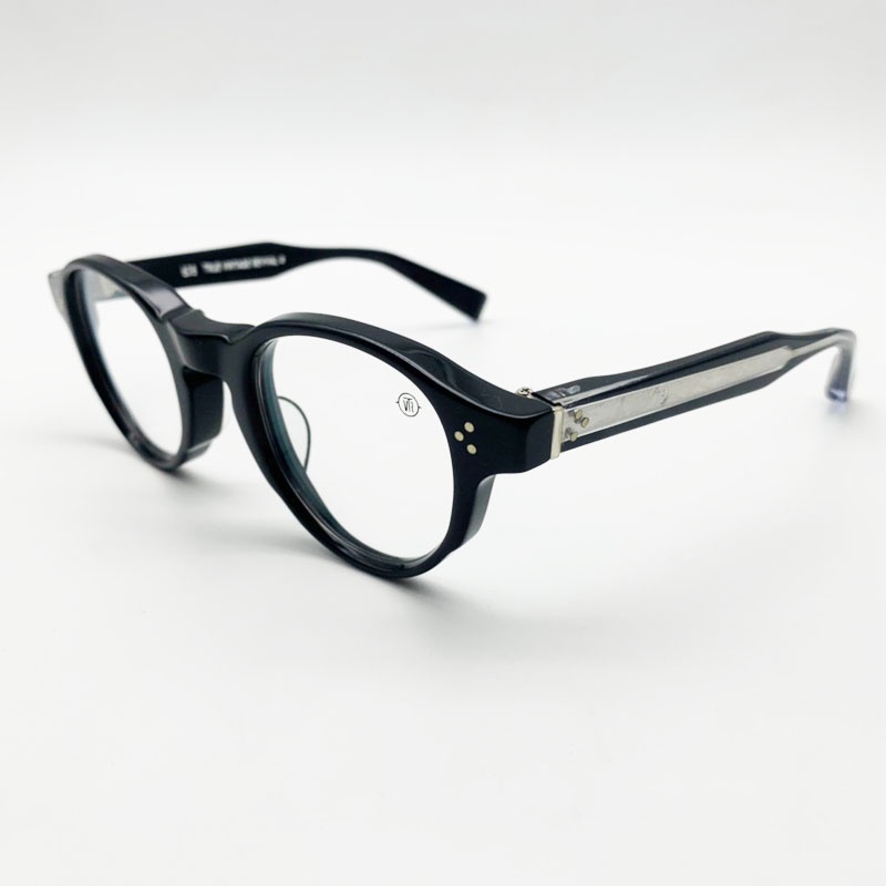 ✅💎日本製造 💎[檸檬眼鏡] TVR 528 BLK-CLEAR 唐草雕刻鏡腳 日本製 限量款