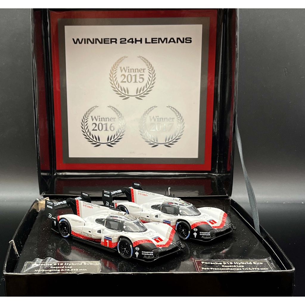 【M.A.S.H】現貨特價 IXO1/43 Porsche 919 Hybrid Evo #1 2018 紐柏林雙車組