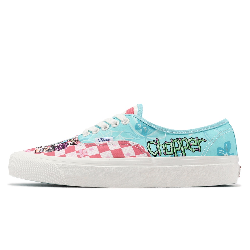 Vans Authentic 44 DX x ONE PIECE  藍 粉紅 海賊王 聯名 喬巴 棋盤格 男女鞋 ACS