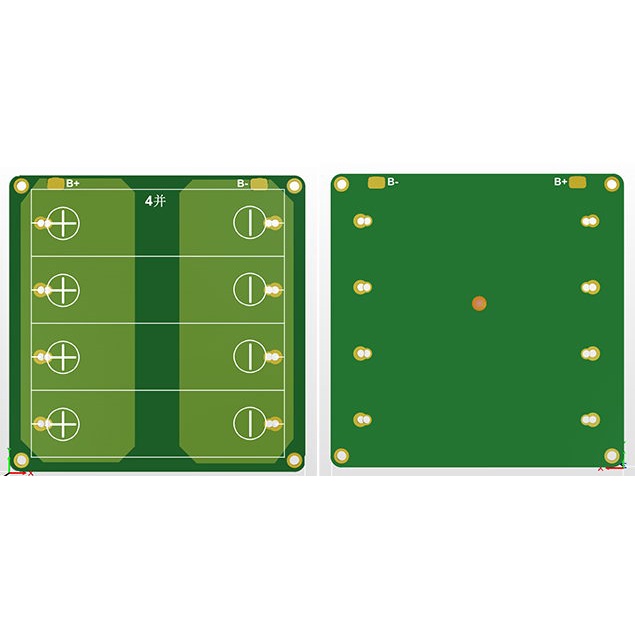 DIY 18650 21700 並串聯電池槽 PCB電路板