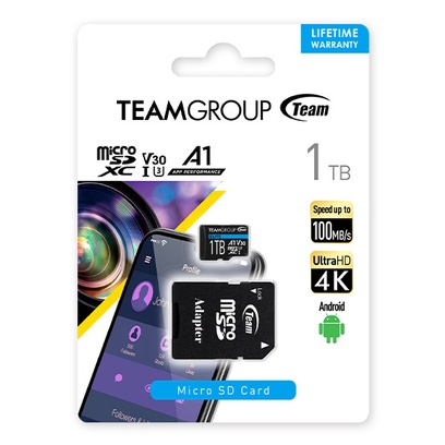 Team 十銓 MicroSDXC 64G UHS-I U3 ELITE A1 4K Ultra-HD專用高速記憶卡