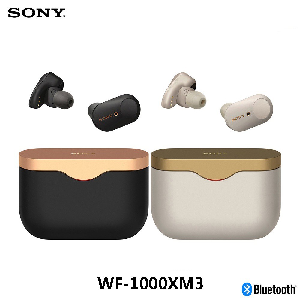 二手 SONY WF-1000XM3 金色款 真無線 降噪 藍牙耳機 附充電盒 (原廠公司貨)