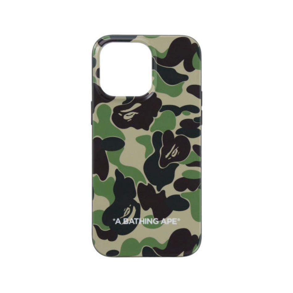 【𝗜𝗡𝗦𝗜𝗚𝗛𝗧_𝟵𝟰】Bape iPhone14 pro/ pro max 綠迷彩手機保護殼