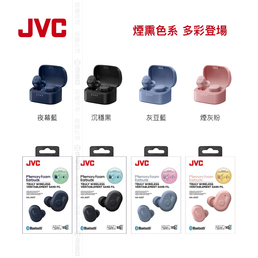 JVC 真無線 藍牙立體聲耳機 HA-A10T