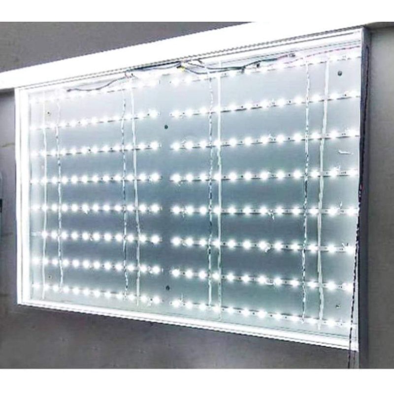 [SMD LED 小舖]12V 0.5A 6W 廣告燈箱背光均光燈條48×0.8(含燈)cm 圖5左有防水 右無防水