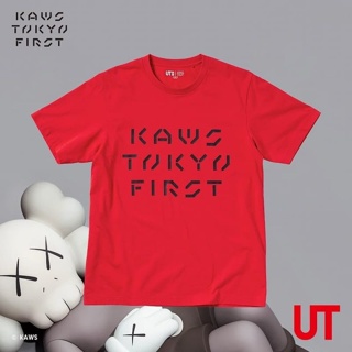 Kaws x UT Uniqlo 聯名短Ｔ（大人－紅）