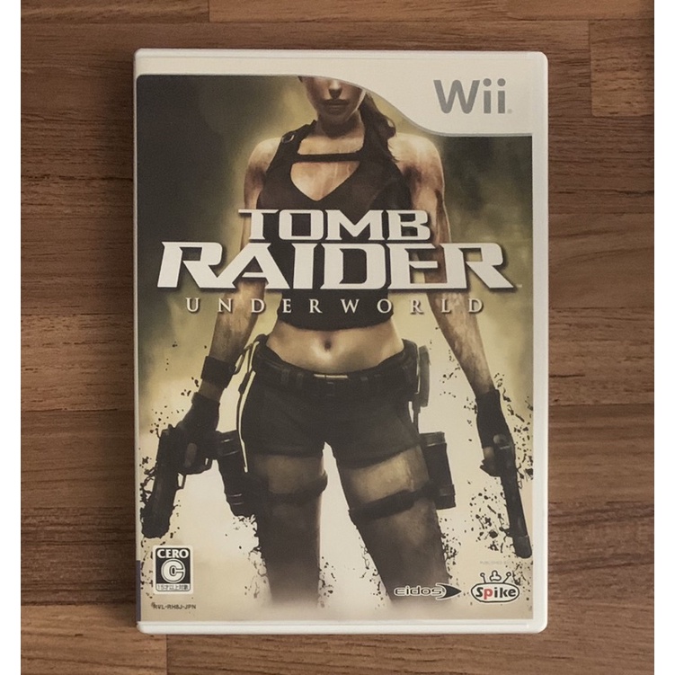 Wii 古墓奇兵 地城奪寶 Tomb Raider 正版遊戲片 原版光碟 日文版 日版適用 二手片 中古片 任天堂