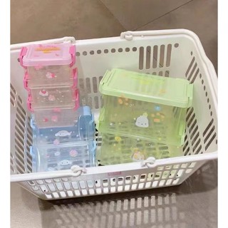 MINISO名創優品三麗鷗玉桂狗卡扣收納盒美樂蒂帕恰狗可愛桌面整理