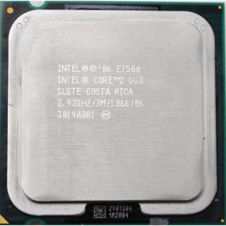 Intel Core 2 Duo E7500 7400 2.93GHz 3MB 1066MHz LGA775 保測30天