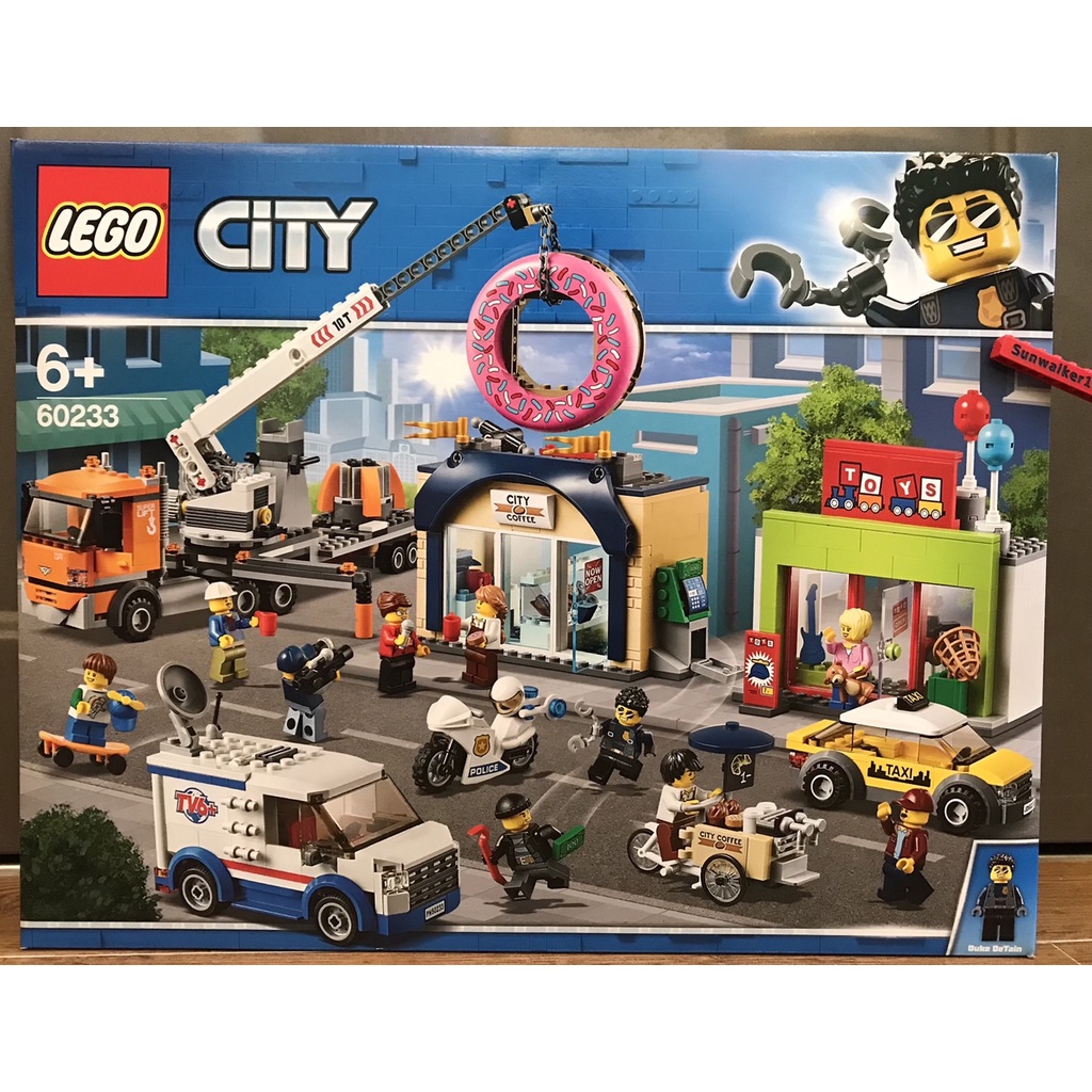 限面交3300元【積木2010】樂高 LEGO 60233 甜甜圈店新開幕 / 全新未拆 CITY 城市