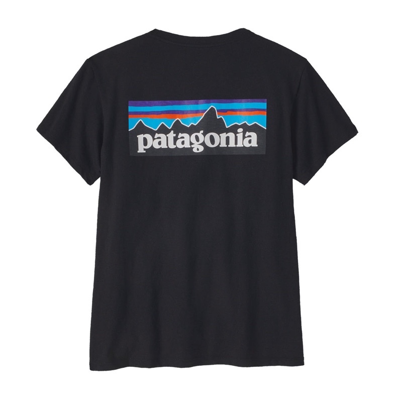 Patagonia Women's P-6 Logo Responsibili-Tee - Black
