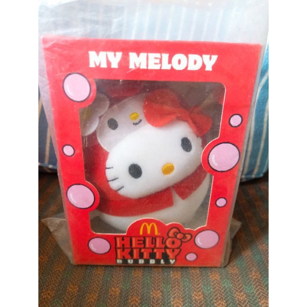 泰國限定 麥當勞hello kitty娃娃 玩偶  凱蒂貓 美樂蒂 藍色企鵝sam