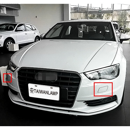 台灣之光 全新 奧迪 AUDI A3 5D 五門 15 16 13 14年專用 前保桿噴水蓋 台灣製 PP