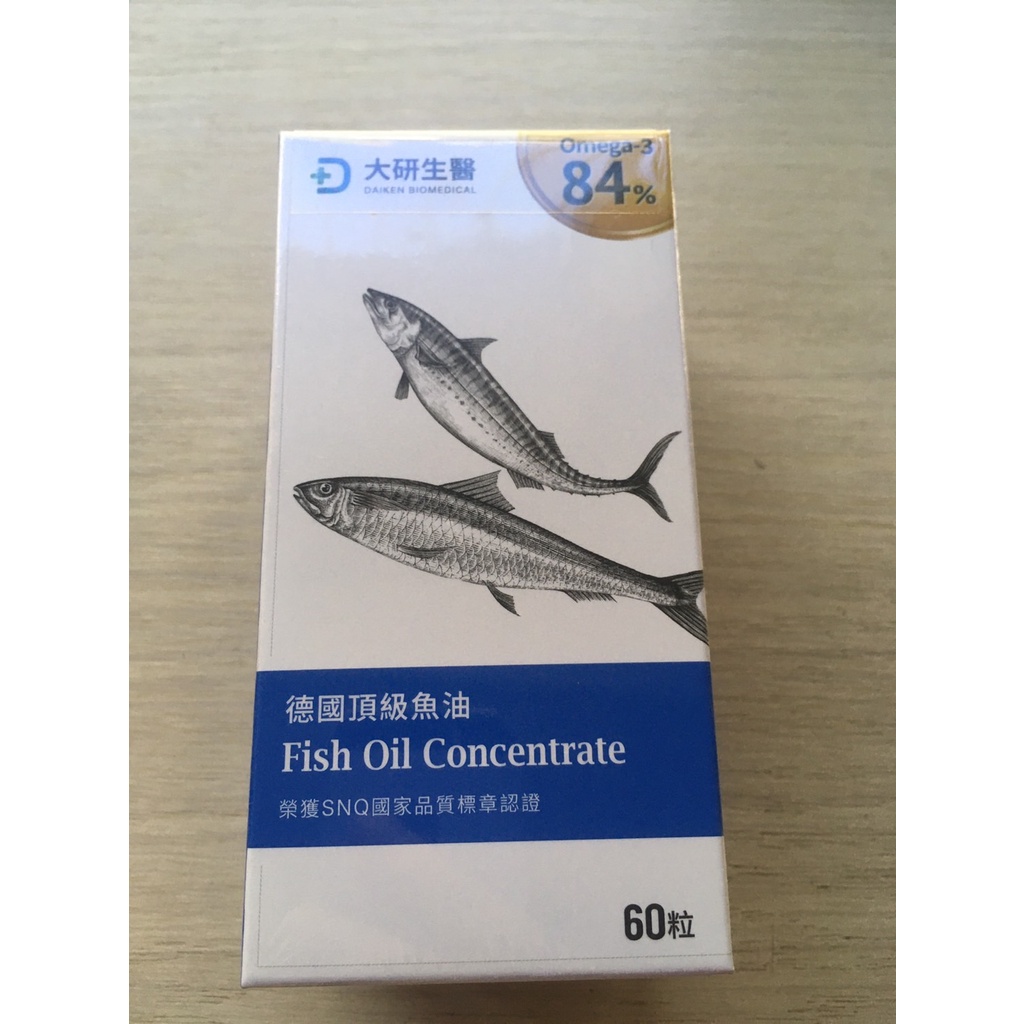 大研生醫 omega-3 84%德國頂級魚油 60粒