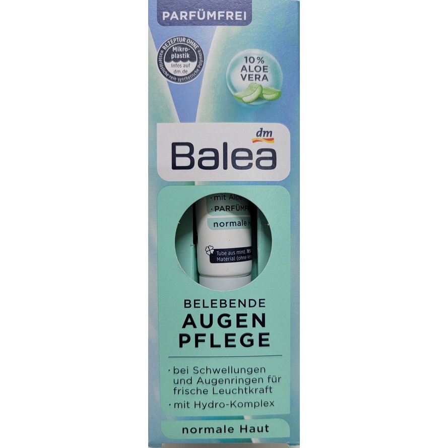 德國 BALEA Augencreme 10% Aloe Vera 蘆薈眼霜