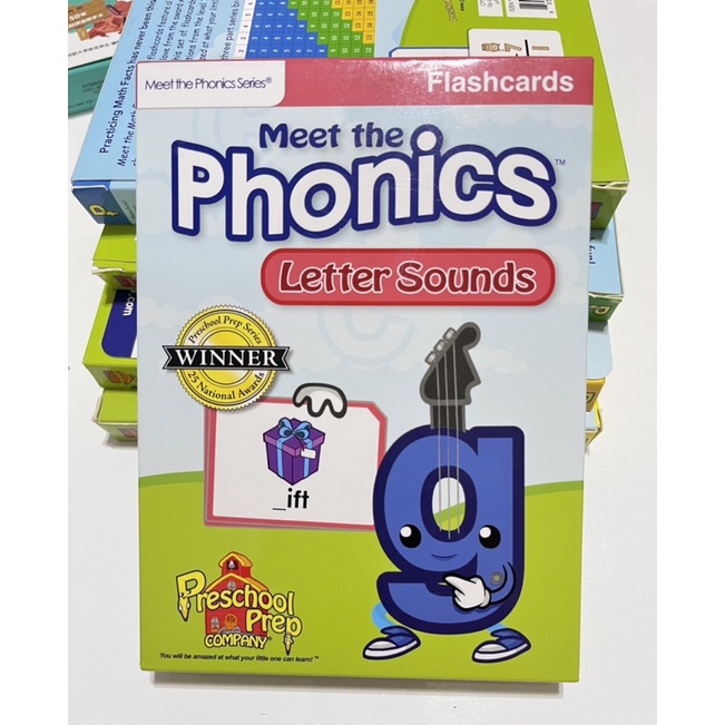 Preschool prep company Meet the Phonics- Letter Sounds 閃卡