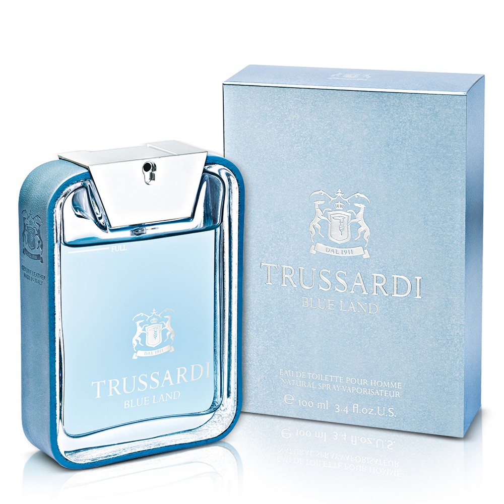 正版 TRUSSARDI Blue Land 男性淡香水 100ml ( tester )