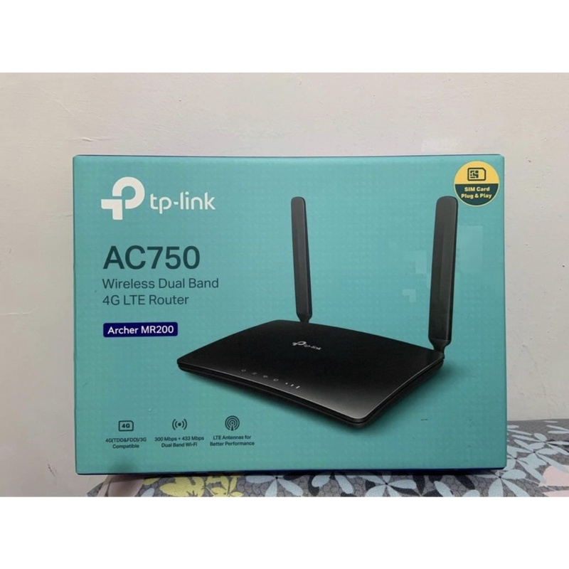 TP-LINK Archer MR200 AC750 無線雙頻 4G 進階版LTE 極速路由器