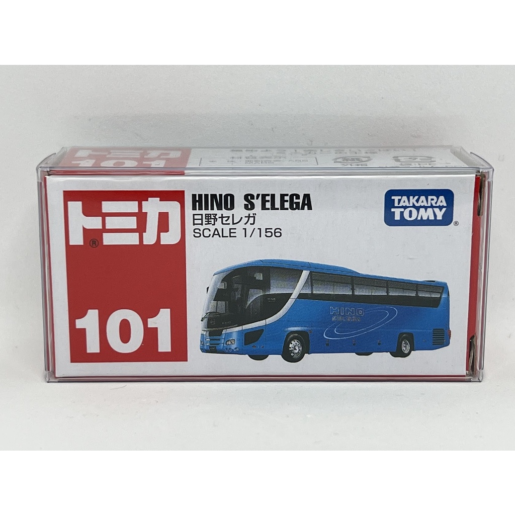 ～阿元～ Tomica NO.101 Hino S'Elega 多美小汽車 正版 贈收納膠盒