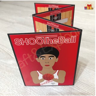 來打球你當球 刮刮卡 小書 加長版 手工卡片 造型小書 萬用卡片 生日卡片 機關卡片 情人節卡片 熱賣 客製化 現貨