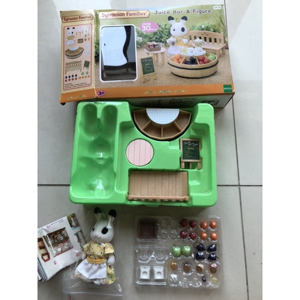 森林家族絕版果汁吧 果汁攤 水果攤 黑眼圈兔